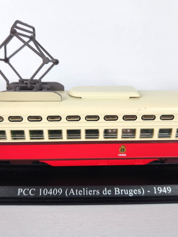 Tram Miniature PCC 10409 - Atlas Editions 1:87 - Ateliers de Bruges - 1949 - photo numéro 3