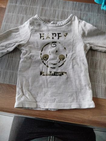 Vends tee shirt manche longue taille 3 mois