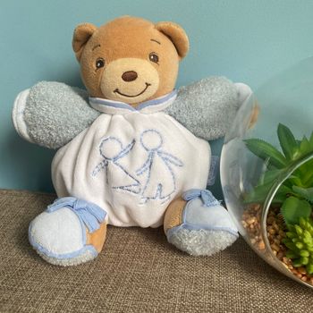 Doudou ours kaloo blue