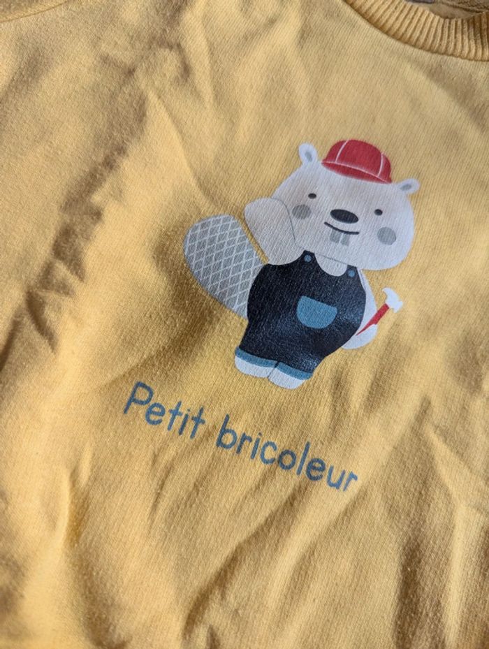 Pull petit bricoleur NPO 6 mois - photo numéro 2