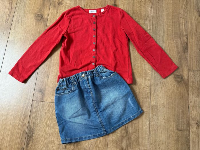 Ensemble jupe rouge