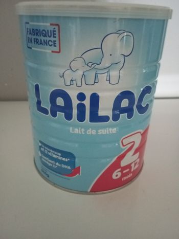 Lait lailac 2eme âge