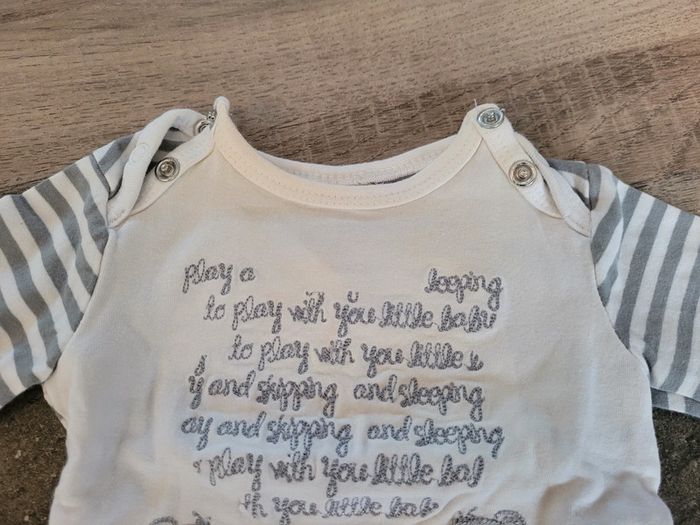 Lot 2 Tee-shirts manches longues avec imperfections - photo numéro 2