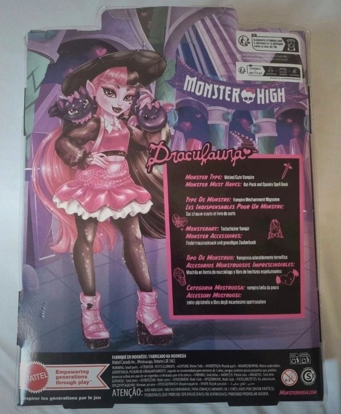 Poupée Draculaura, Monster High - photo numéro 2