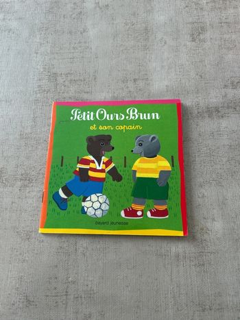 Livre petit ours brun
