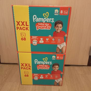 Pampers baby dry Pants taille 8(136 couches)