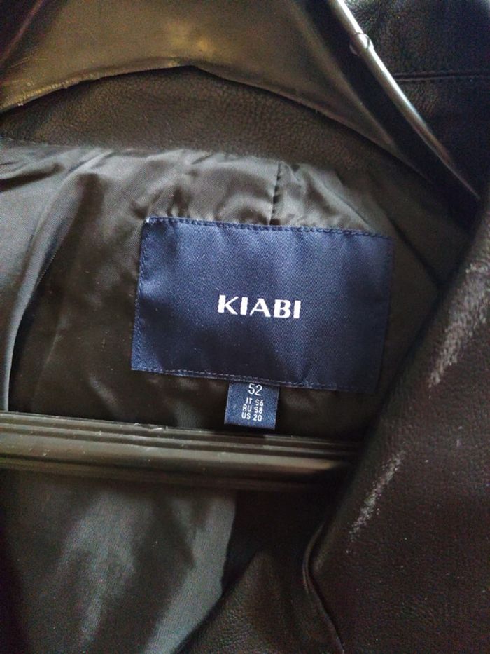 Veste en simili cuir neuve taille 52 - photo numéro 6
