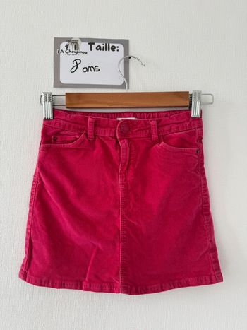 Jupe velour - taille 8 ans 🌸