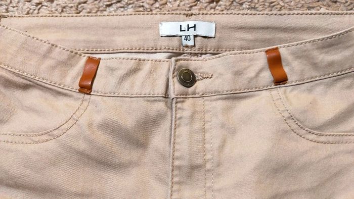 Jean Beige LH, femme, Taille 40