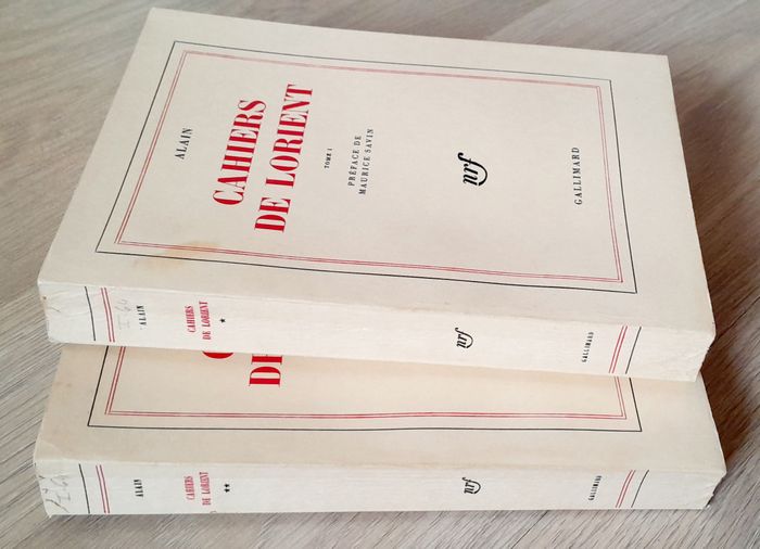 Alain (philosophe), Cahiers de Lorient tome 1 et 2 - photo numéro 4
