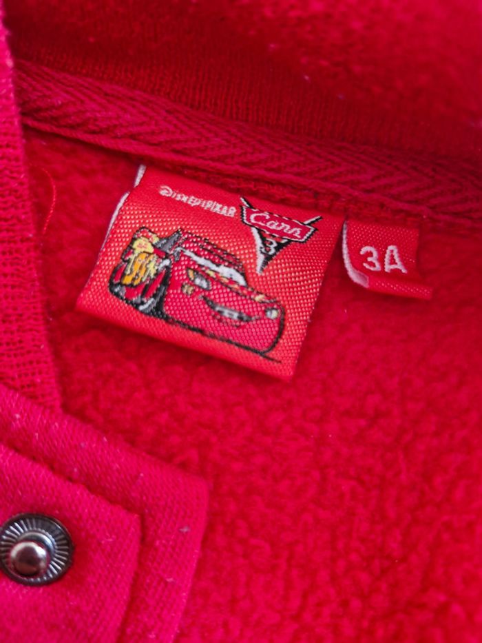 🎯 Veste teddy Cars garçon - Disney Pixar Cars - Taille 3 ans - photo numéro 5