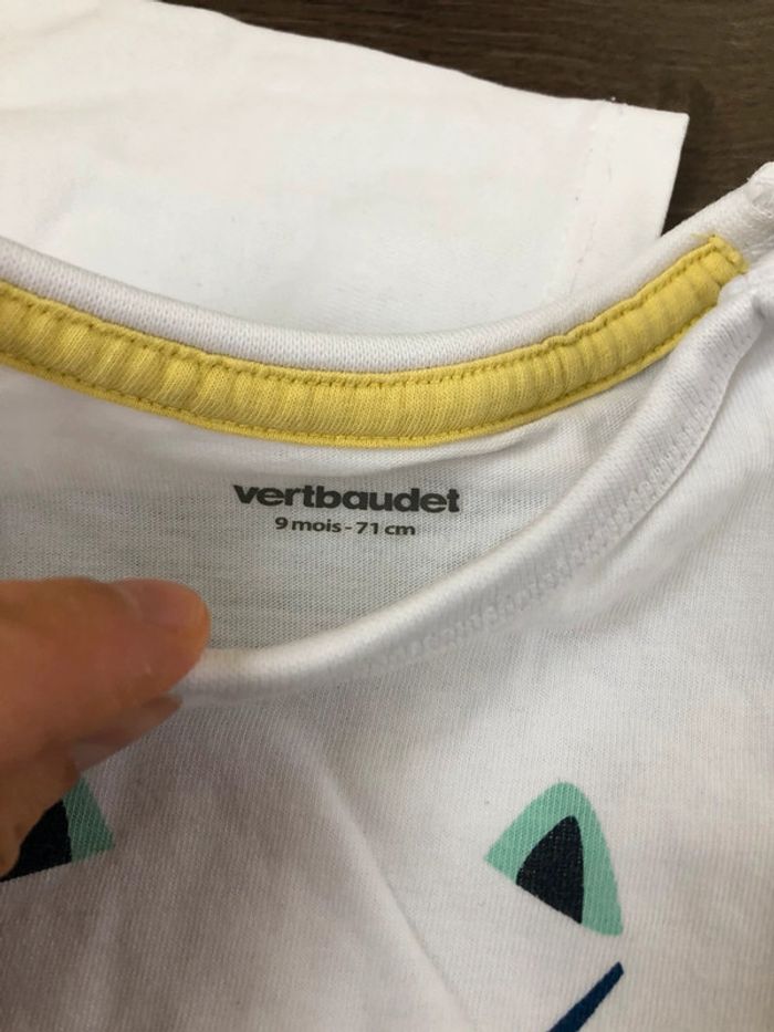 Lot 3 haut manches longues garçon ou mixte 9 mois - photo numéro 4