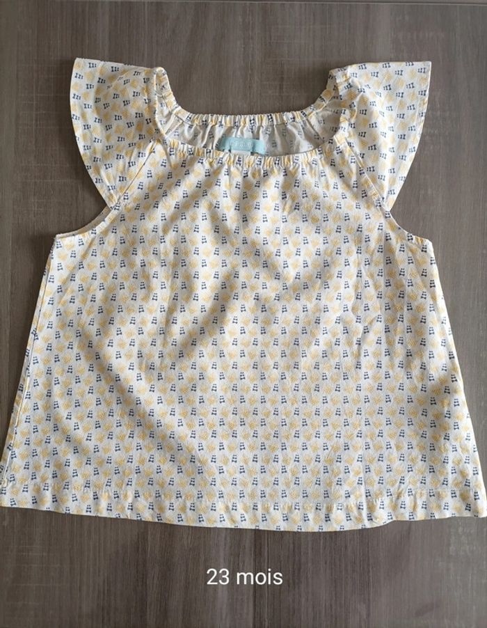 Tunique Blouse sans manches imprimée Obaibi 23 mois