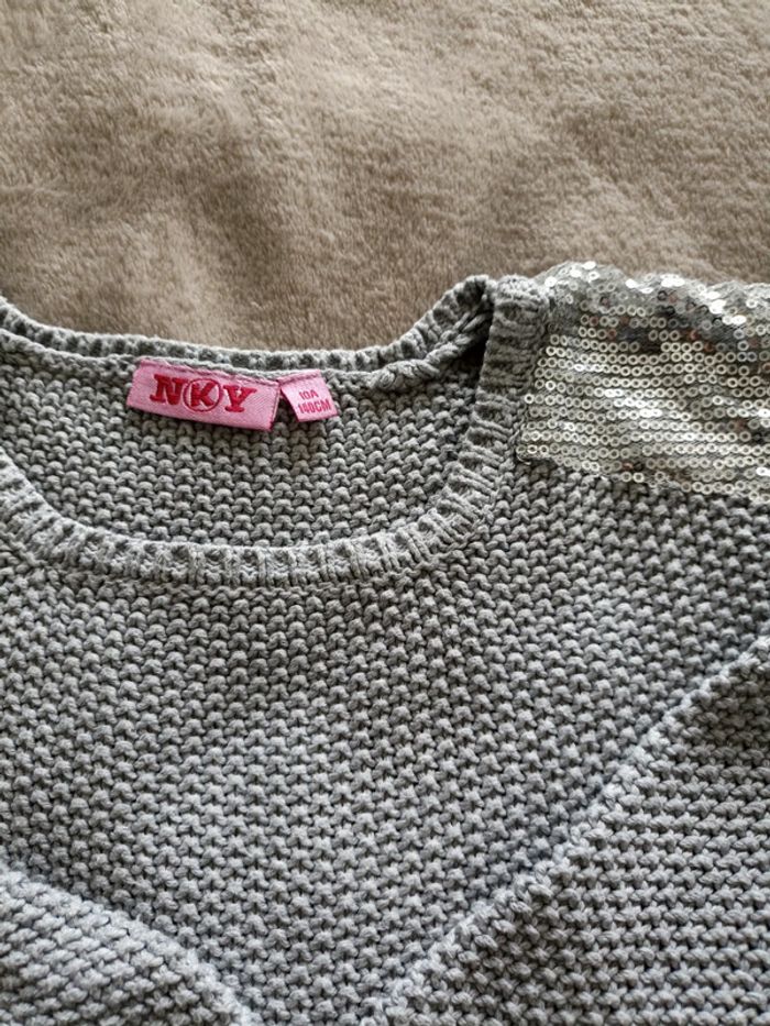 Pull en maille avec paillettes - photo numéro 2