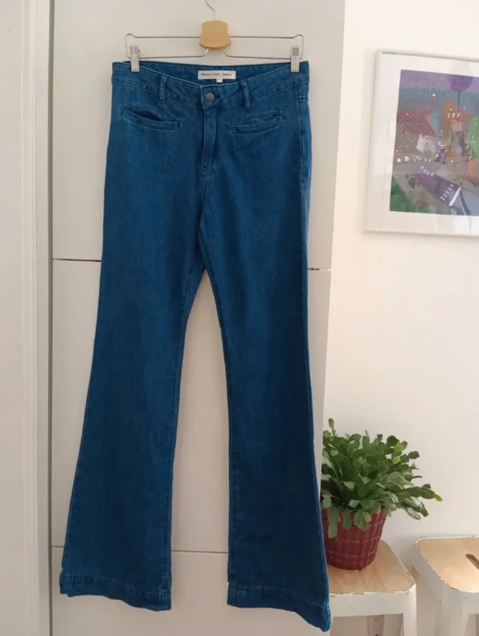 Jean flare monoprix femme denim taille 40