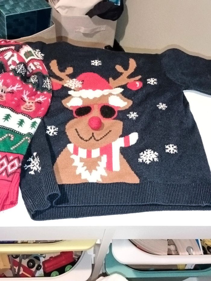 Pull de Noël garçon 8 ans - photo numéro 2