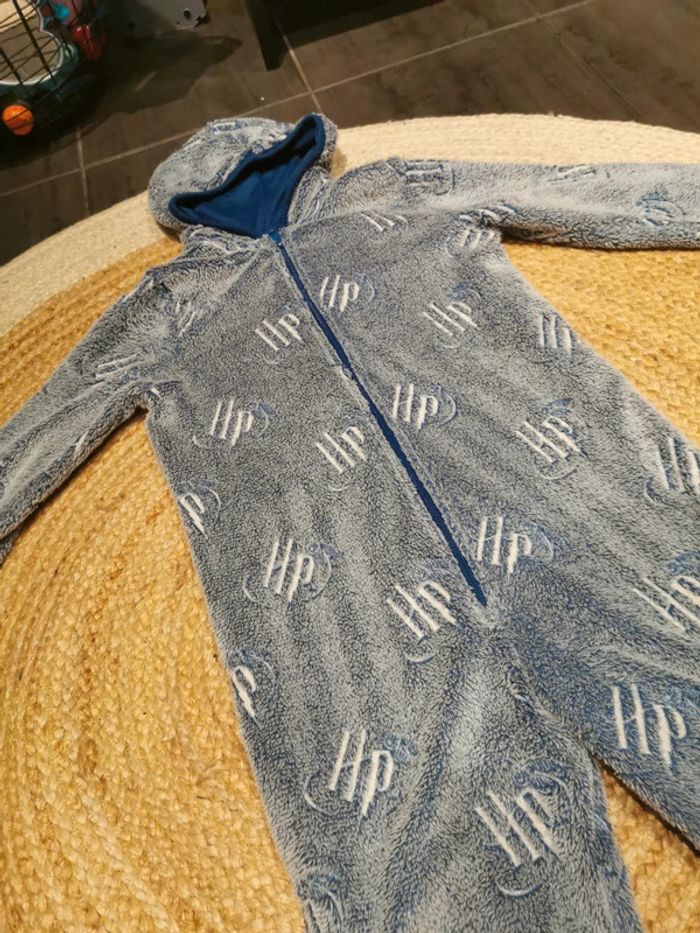Combinaison pyjama harry potter garçon 8 ans bleu moucheté - photo numéro 2