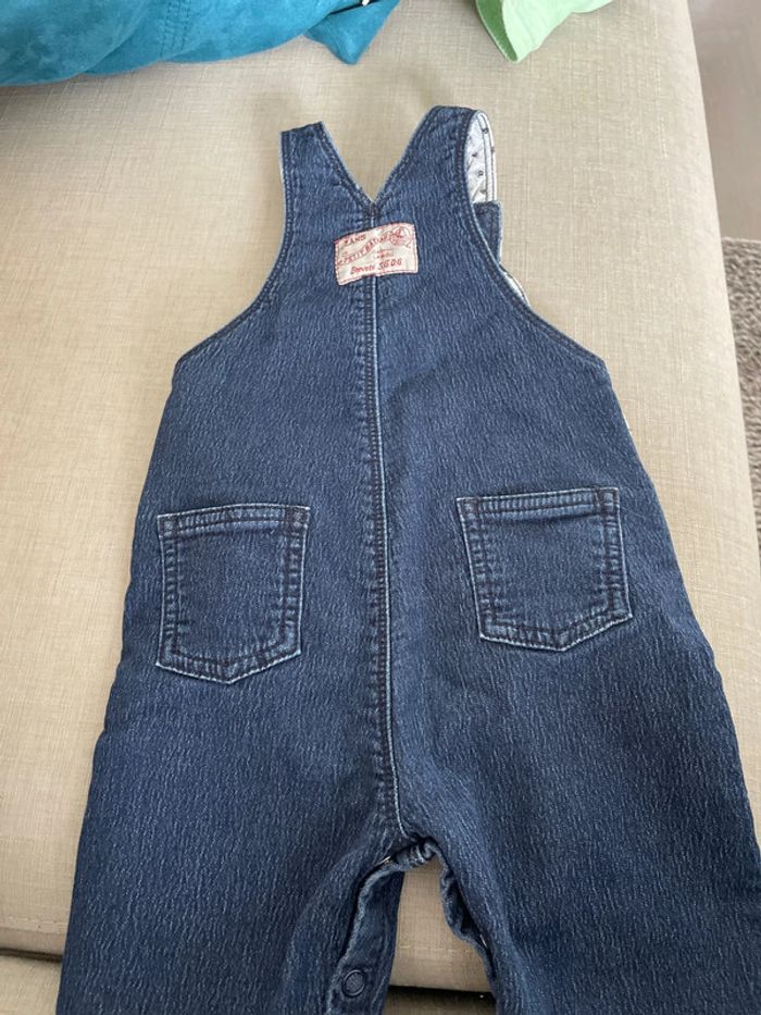 Salopette jeans petit bateau 1 an - photo numéro 5