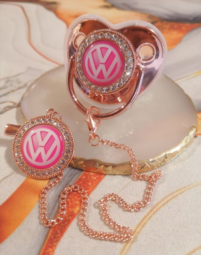 Tétine Volkwagen rose gold - photo numéro 2
