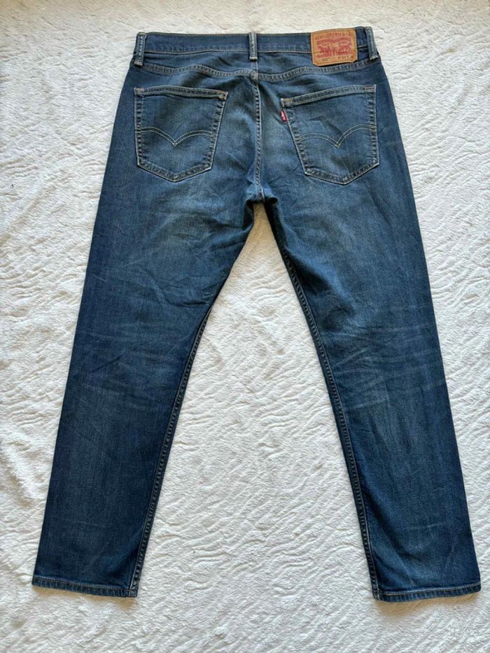Jean Levi’s homme 502 slim Taper fuselé W33 L30 (42‑44 FR / L) Bleu foncé délavé État très bon - photo numéro 12