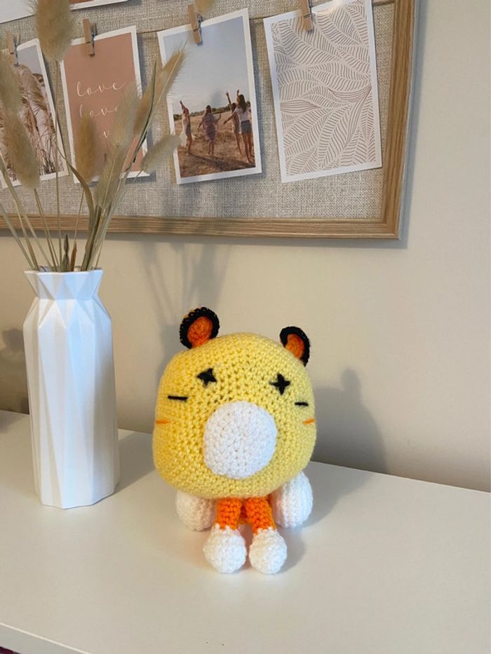 Peluche crochet tigre