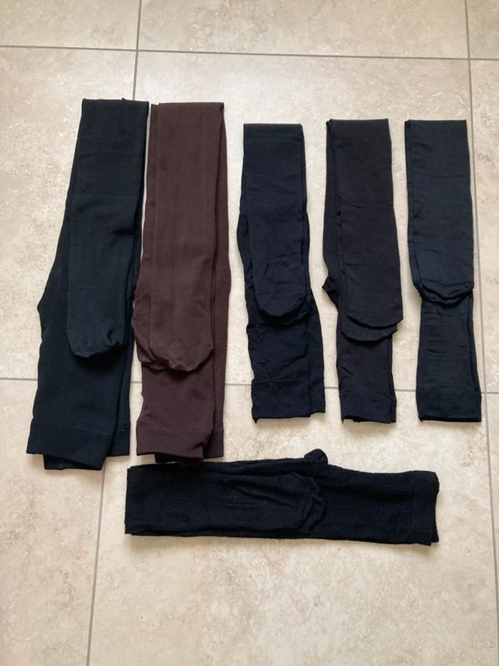 Lot collants opaques
