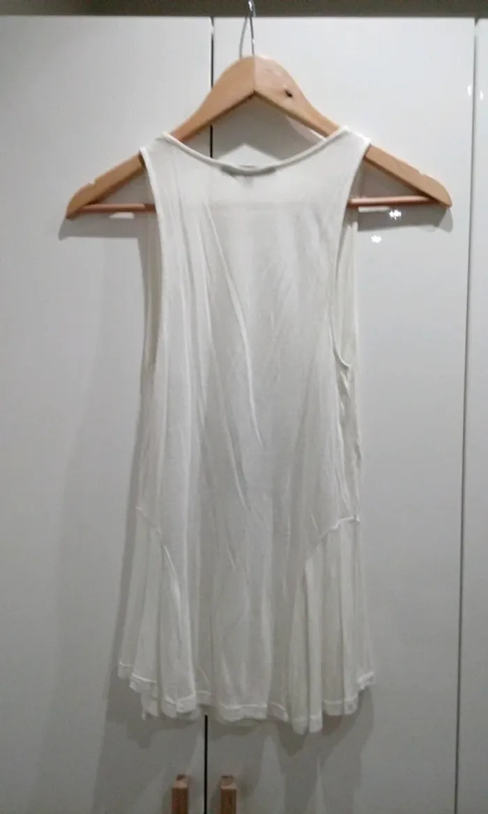 Top débardeur blanc T.S - photo numéro 5