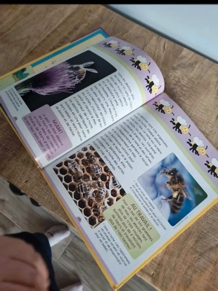 Livre enfant mon abécédaire des animaux découvre le 6 avec adèle l'abeille - photo numéro 5