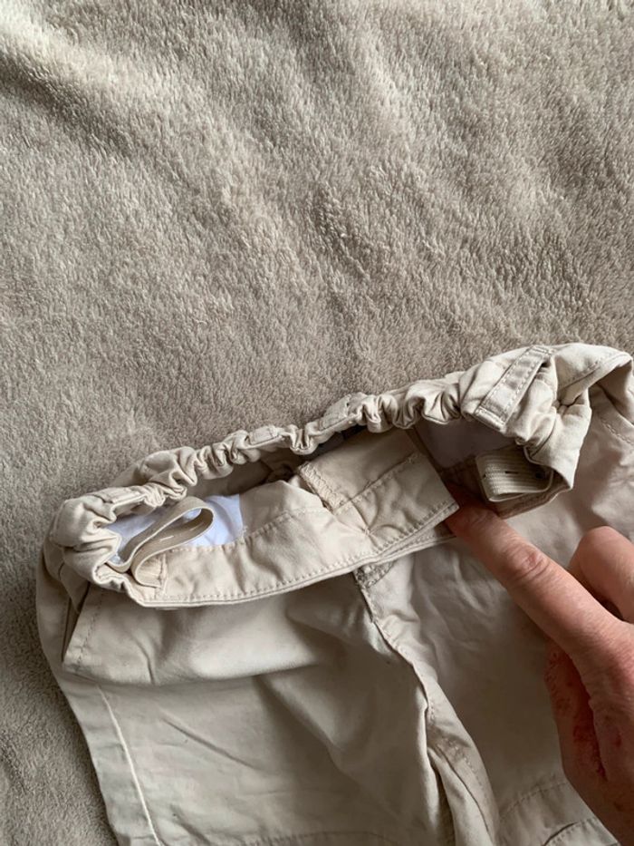 Short tex beige 36 mois - photo numéro 4
