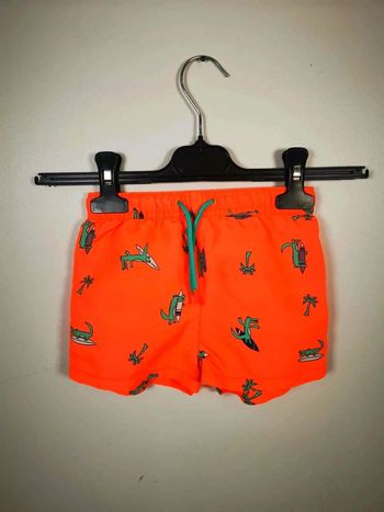 C30 short de bain orange Tape à l'œil 23 mois