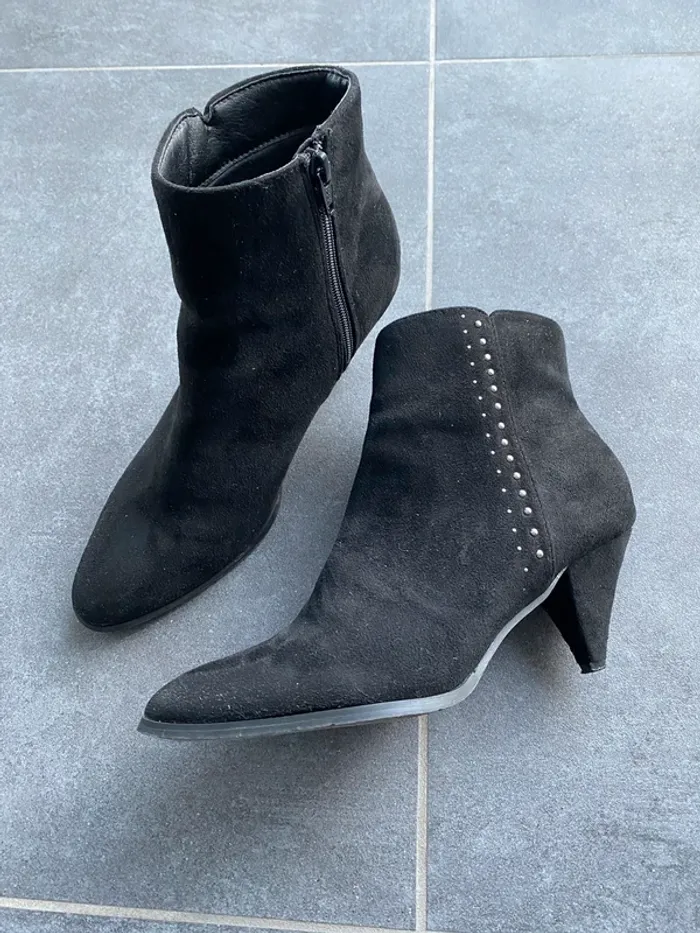 Bottines Promod en suédine 39 - photo numéro 4
