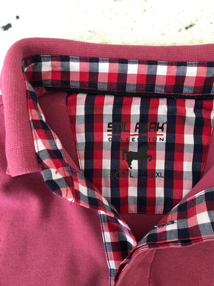 Top polo Sweat rose vintage M - photo numéro 5