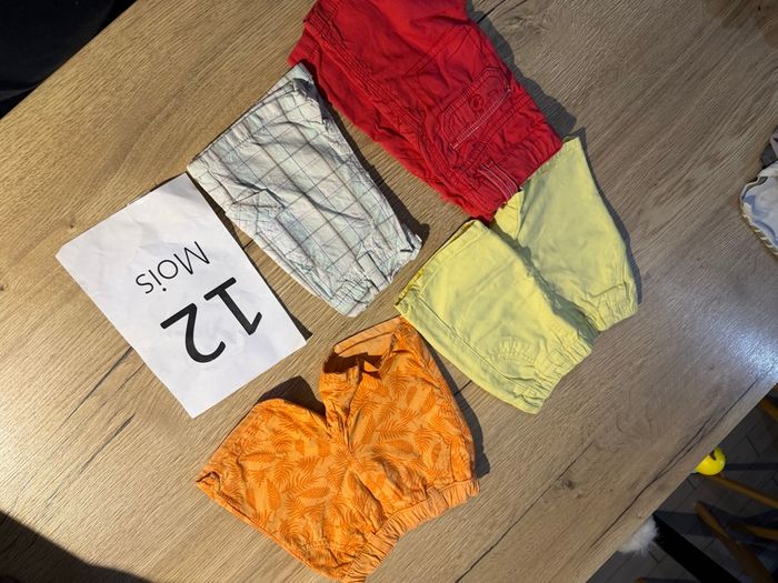 Lot de short 12 mois