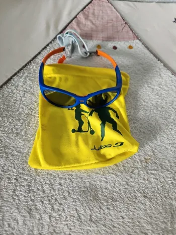 Lunettes de soleil bébé garçon julbo spectron 3 bleu et orange