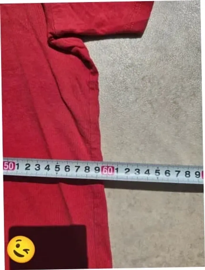 T-shirt Ralph Lauren L coupe col rond rouge Homme Men tee031 - photo numéro 5