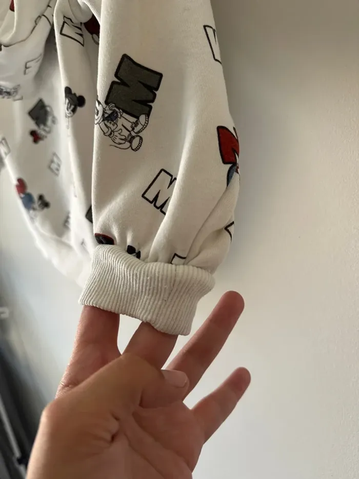 👕 Pull -sweat à capuche - orchestra Disney - Mickey - 4 ans - très bon état - photo numéro 10