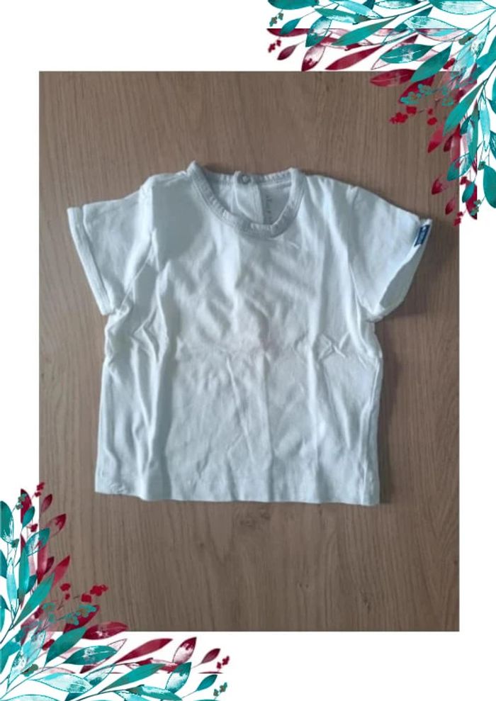 Tee shirt blanc garçon 18 mois - photo numéro 2
