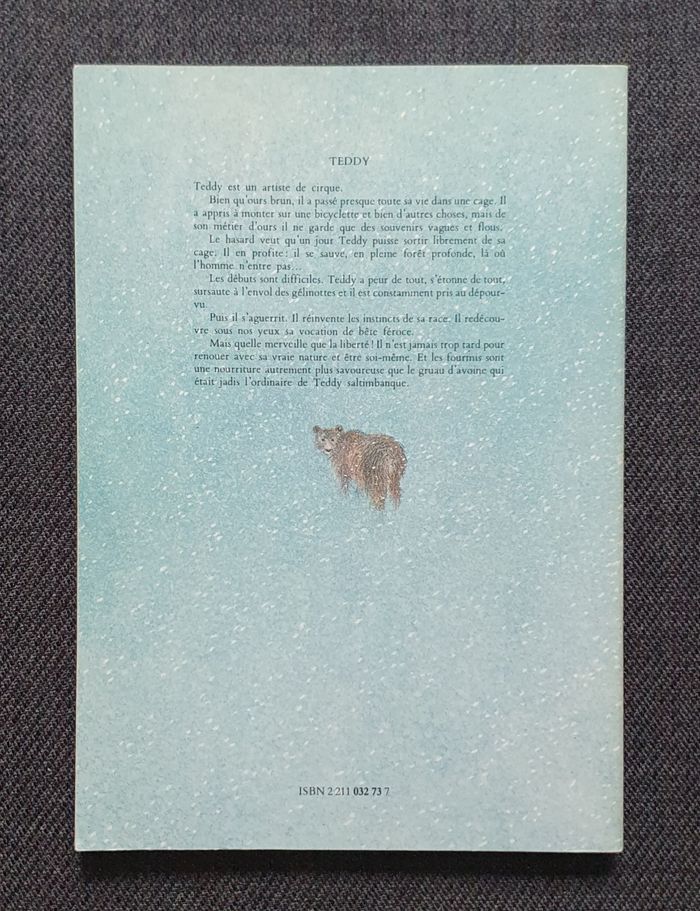 Roman Jeunesse, format moyen "Teddy, Histoire d'un Ours" (Dès 9 ans) / Éd. L'École des Loisirs - photo numéro 2