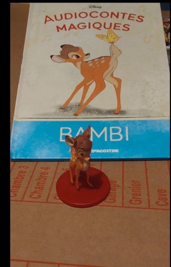 Bambi1 collection audiocontes Magiques Disney Altaya audio conte magic livre & figurine