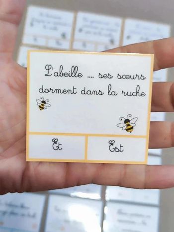 16 cartes à pince et/est - a/à