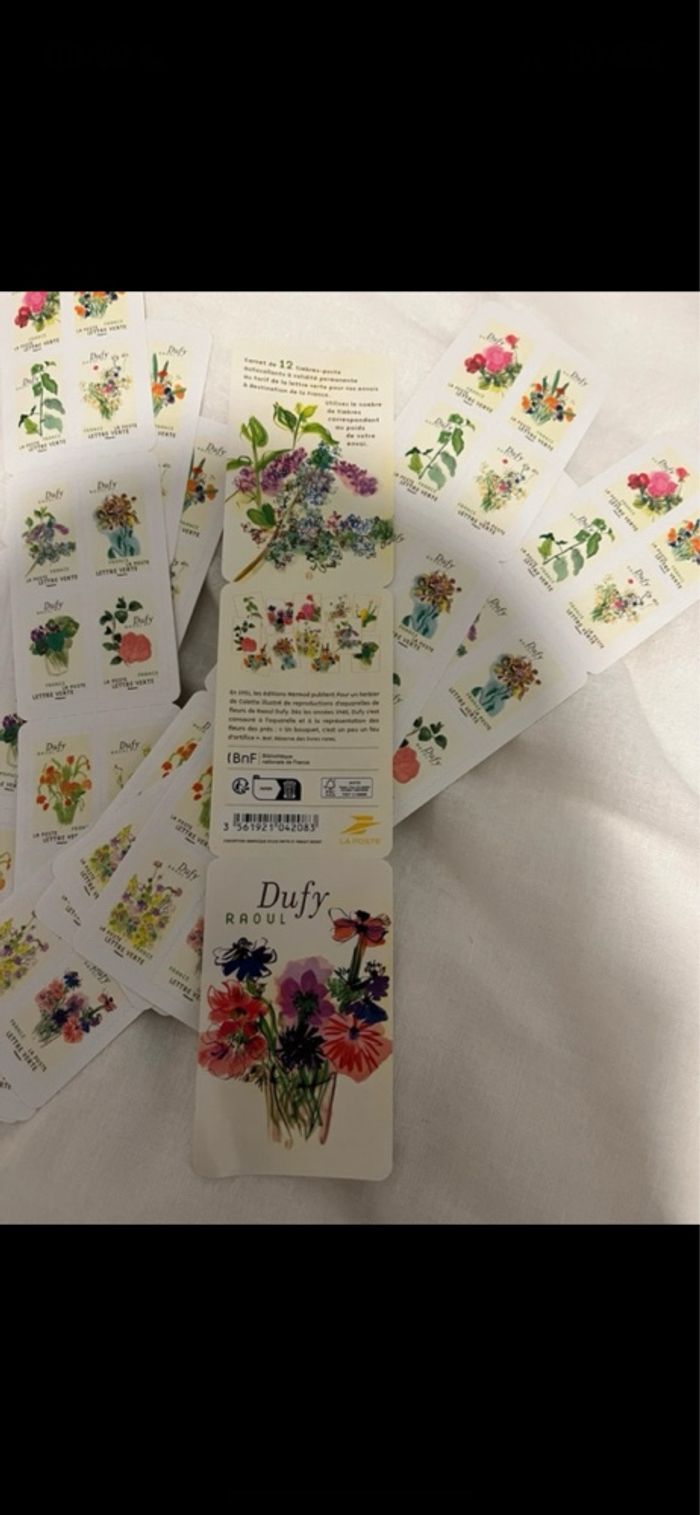 Lot 5 carnets de 12 timbres - photo numéro 2