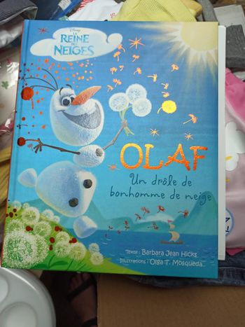 Livre Olaf un drôle de bonhomme de neige