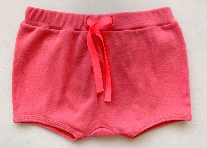 Short petit bateau rouge rosé 18 mois
