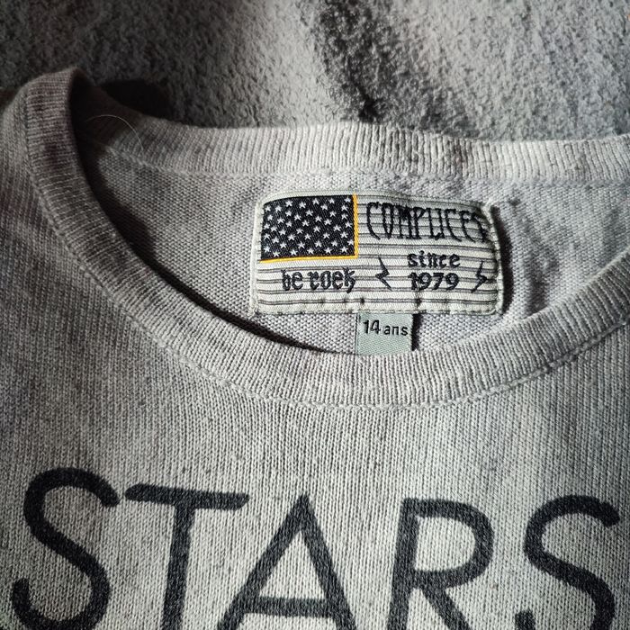 Tee-shirt 14 ans stars rocket gris - photo numéro 3
