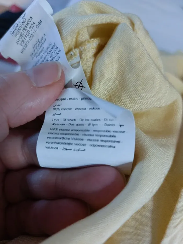 Blouse légère jaune pâle - photo numéro 9