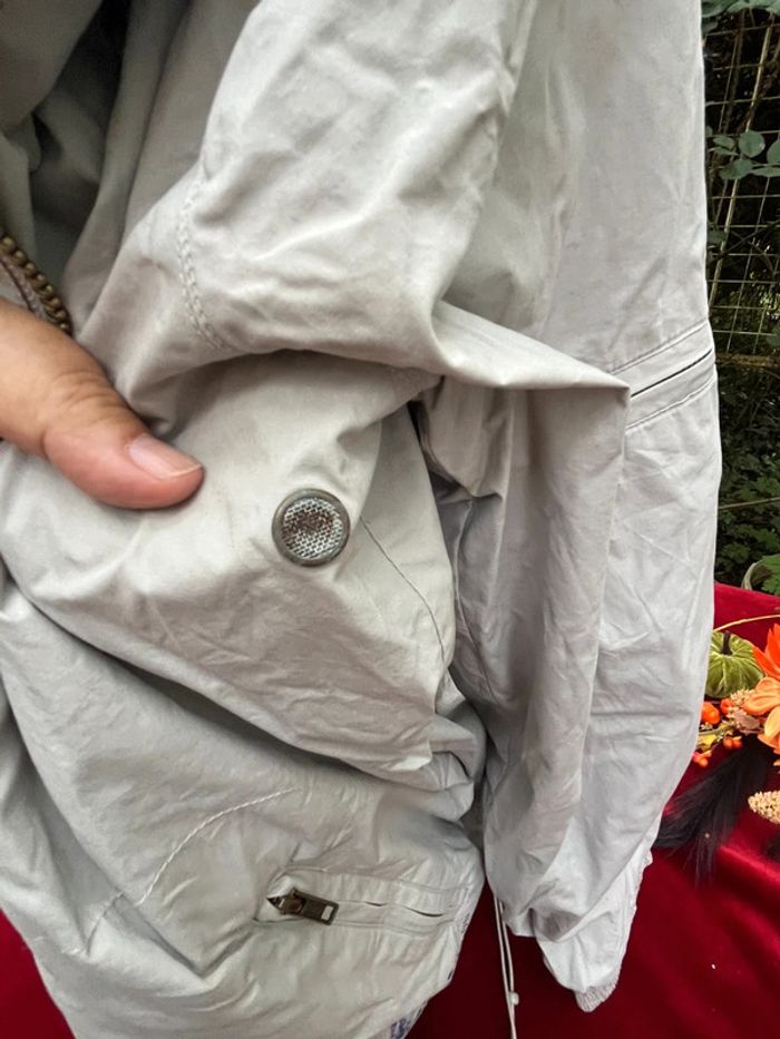 🧥 Veste coupe-vent grise à capuche – OWK – Taille XXL - photo numéro 7