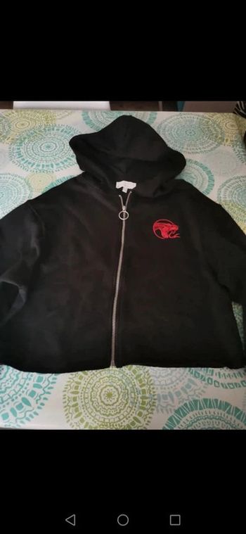 Sweat zippé t xs serpent