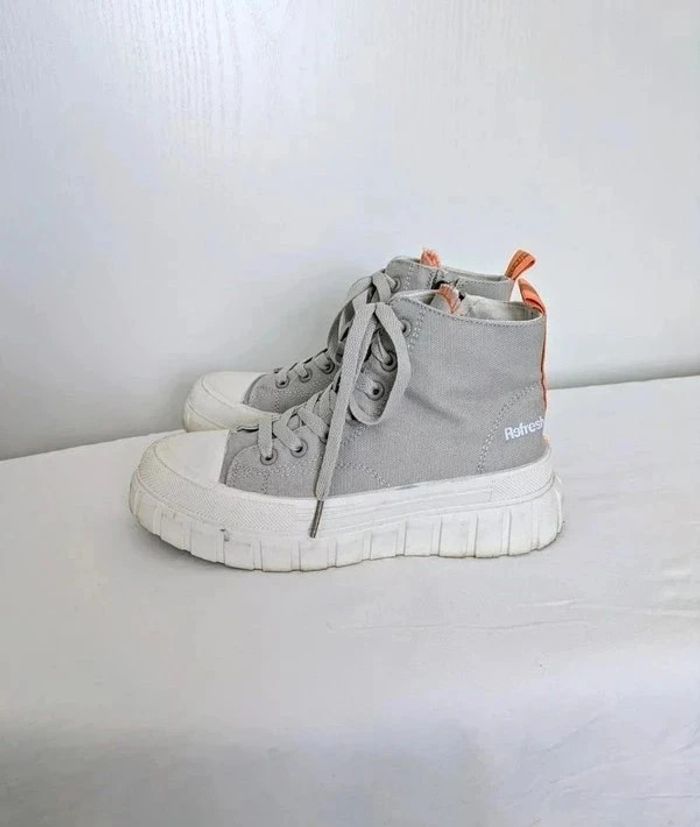 Baskets boots en toile - Refresh - taille 36 - photo numéro 4