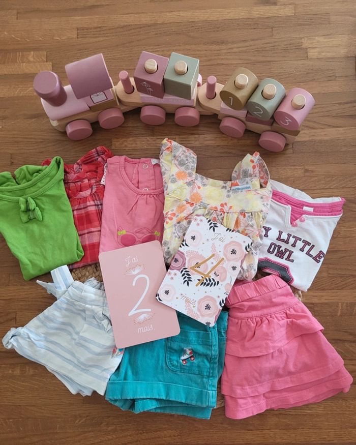 🌸Lot de 8 articles en 23-24 mois de plusieurs marques