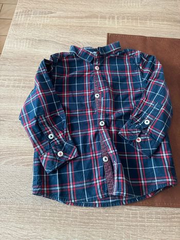 Chemise carreaux 2 ans